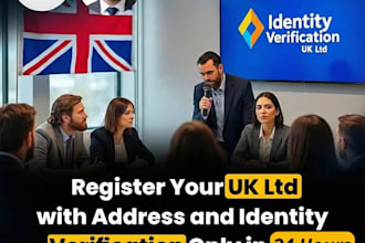 register your UK ltd company with address and identity verification