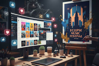 design modern flyers and posters in canva