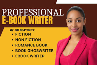 ghostwrite your nonfiction book, ebook, or memoir