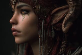 do realistic or fantasy portrait