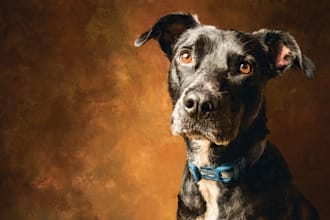 paint a portrait for your pet, any animal