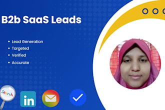 provide targeted b2b saas leads with verified emails