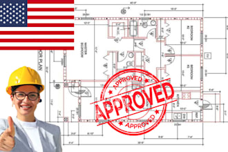 stamp city permit architectural drawing, stamp architectural plan pe stamp, adu
