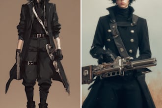design a anime character