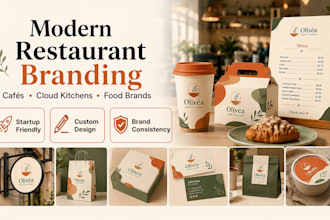 do logo design, restaurant branding and food branding