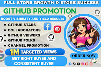 do github promotion for your github project to increase stars and followers