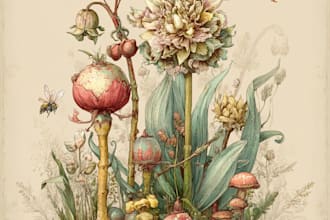 make fabulous plants fruit botanical illustration