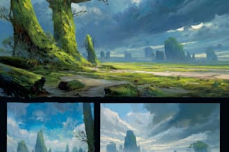 create environment concept art