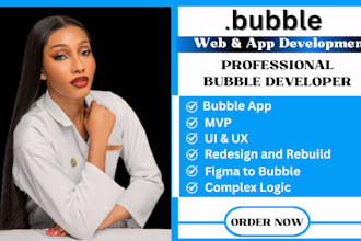 bubble app developer bubble io web app bubble CRM bubble marketplace VA