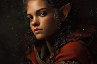 paint a realistic or fantasy portrait