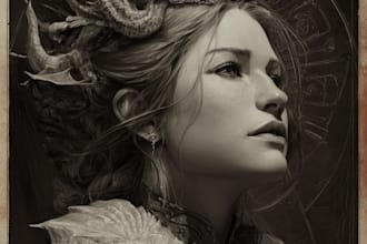 do realistic or fantasy portrait