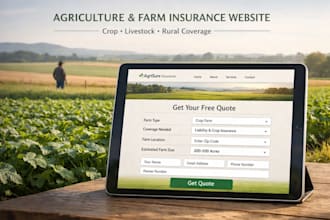 design agriculture farm crop livestock rural insurance coverage website