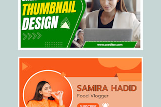 social media post , youtube banners, thumbnail ,facebook ads