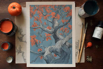 create pen and ink drawings and custom illustrations