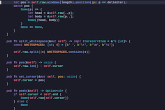 design a rust program or fix something for you