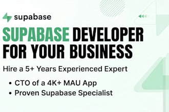 be your supabase developer