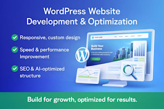 build and optimize a wordpress website for performance