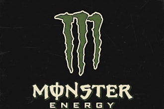 design a bold vintage monster logo for your brand