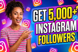 instantly get 5000 real instagram followers