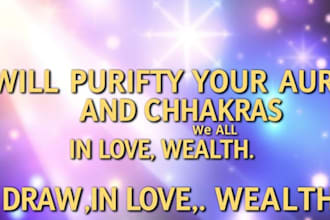 purify your aura and chakras to draw in love, wealth, and good fortune