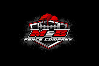 create awesome and gorgeous fence logo design
