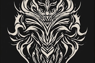 draw great tribal tattoo designs with pencil