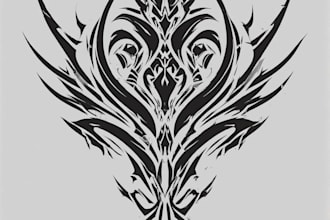 tribal tattoo design contact me for tribal tattoo