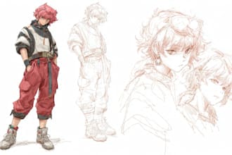 sketch you color anime sketch art