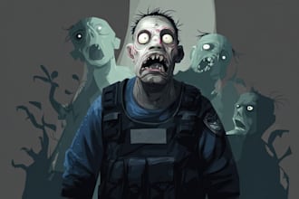 do scary horror creature and fantasy character concept art