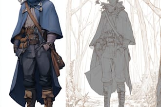 do dnd character art illustration commissions