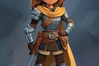 create 2d game character or 2d game character animation