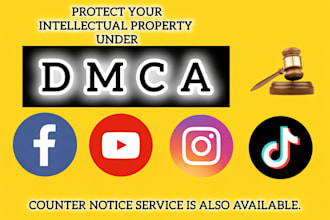 report copyright violation content to remove all over internet under dmca