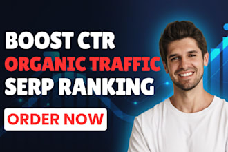 boost serp CTR google ranking increase organic traffic website click through
