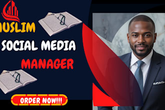 be your halal ecommerce social media manager and content creator