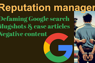 remove defaming google search results negative content bad news and case article
