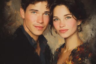 do npaint digital oil portraits