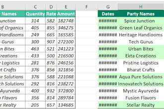 convert PDF to excel, clean, format, manage,split excel data