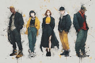 draw awesome illustration with realistic style
