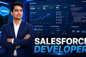 be your salesforce developer or salesforce admin erp portal crm and erp