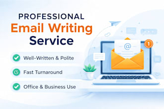 professional email reply and follow up writing service