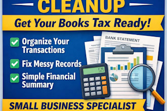 clean up and organize your bookkeeping so your tax ready