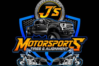 design modern motorsport logo with unlimited revision