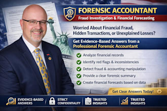 perform forensic accounting, fraud investigation, and financial forecasting
