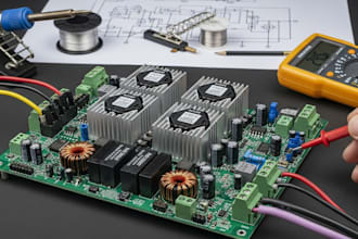 create high npower motor controller pcb with mosfet drivers