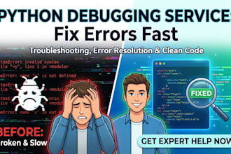 fix and optimize your python code for performance