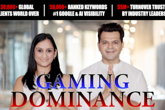 do gaming SEO backlinks service for google top ranking
