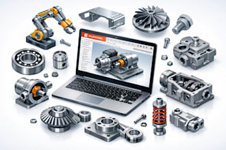 design professional 3d industrial designs and 3d cad models in solidworks
