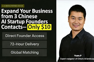 connect you with chinese ai startups founder
