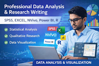 provide data driven research writing