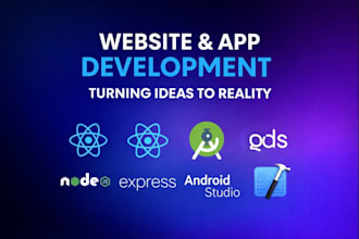 make website and mobile app